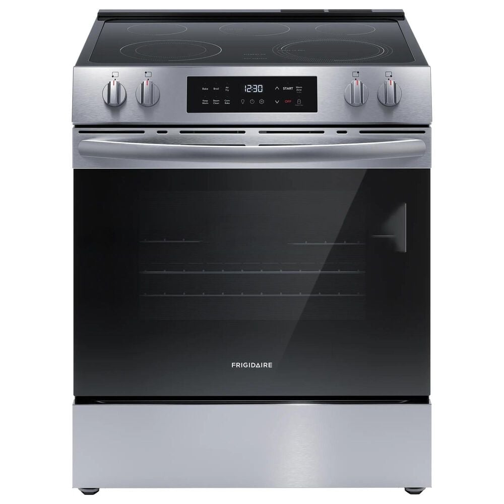 Frigidaire 30" Slide-In Front Control Electric Range with Air Fry in Stainless Steel, , large