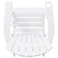 Hearth and Haven Bellwood Outdoor Foldable Adirondack Chair with Cup Holder in White, , large