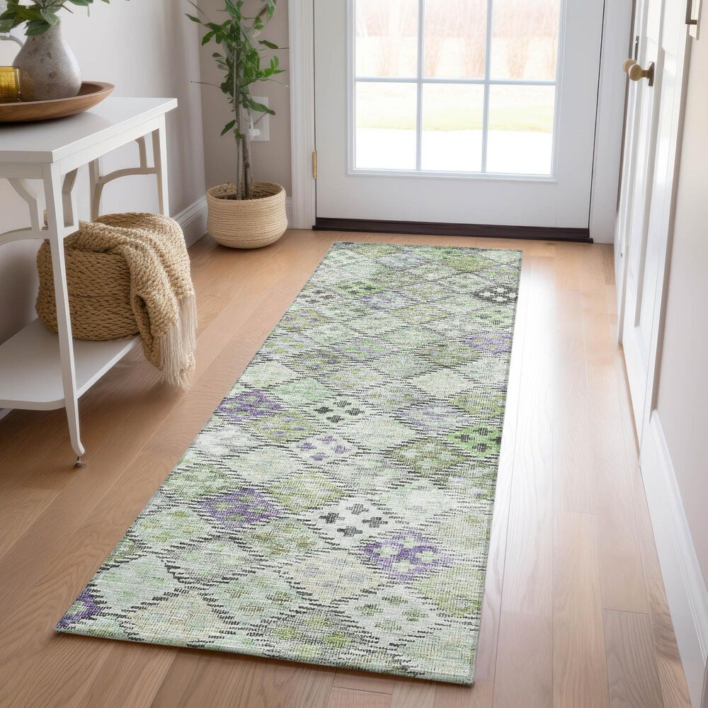 Dalyn Rug Company Solace SL6 2&#39;3&quot; x 7&#39;6&quot; Green Runner, , large