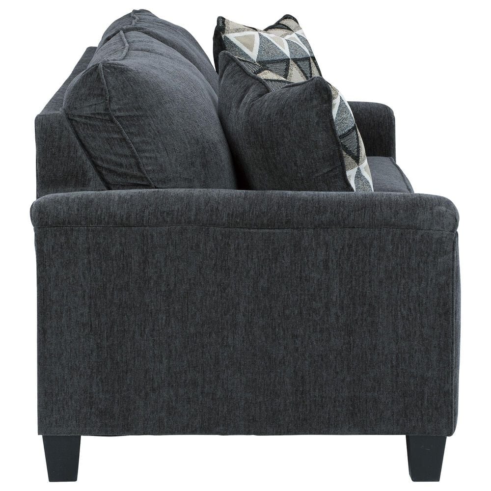 Ashley Abinger Stationary Sofa and Loveseat Set in Smoke, , large