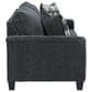 Ashley Abinger Stationary Sofa and Loveseat Set in Smoke, , large