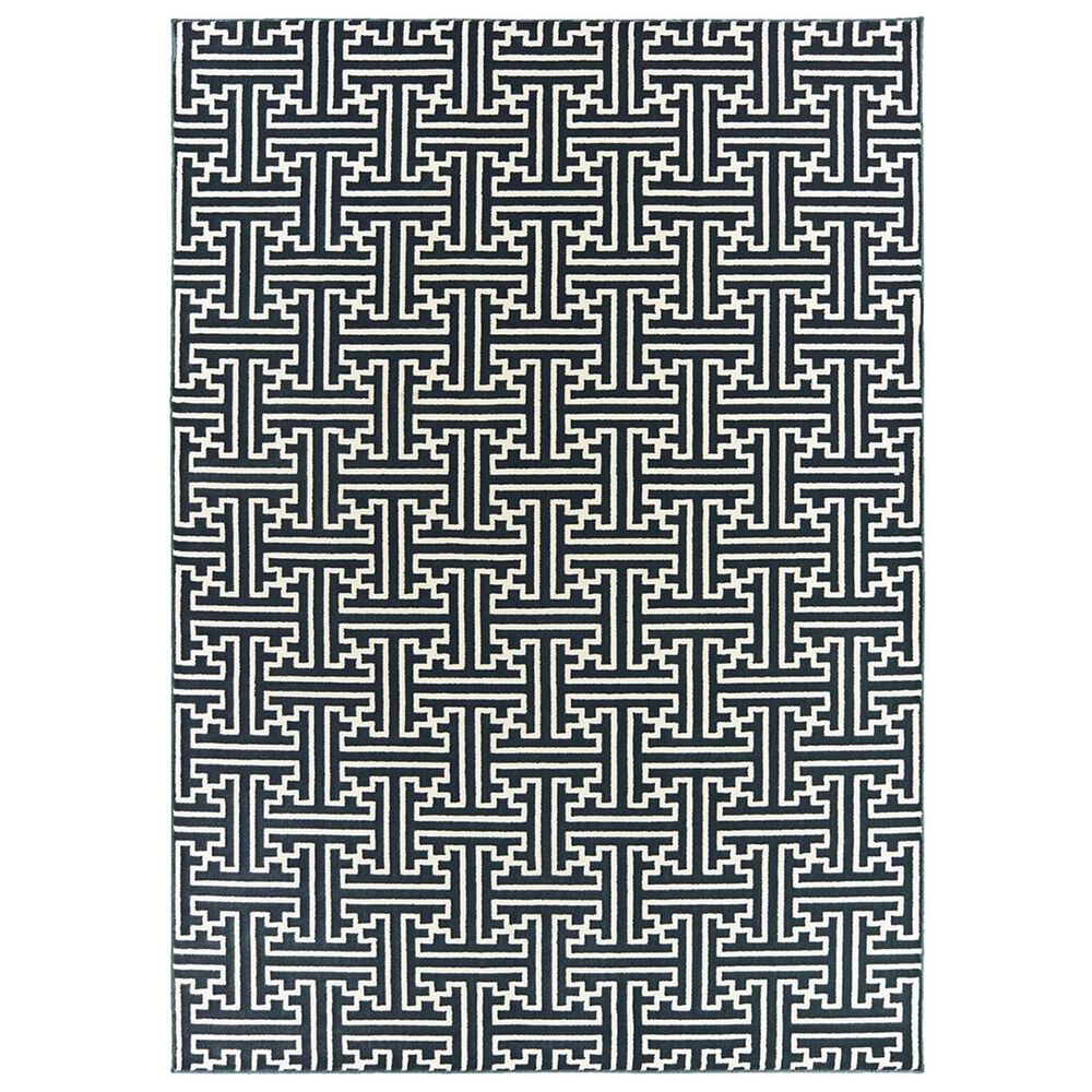 Oriental Weavers Bowen 1333B 2"3" x 7"6" Navy Runner, , large
