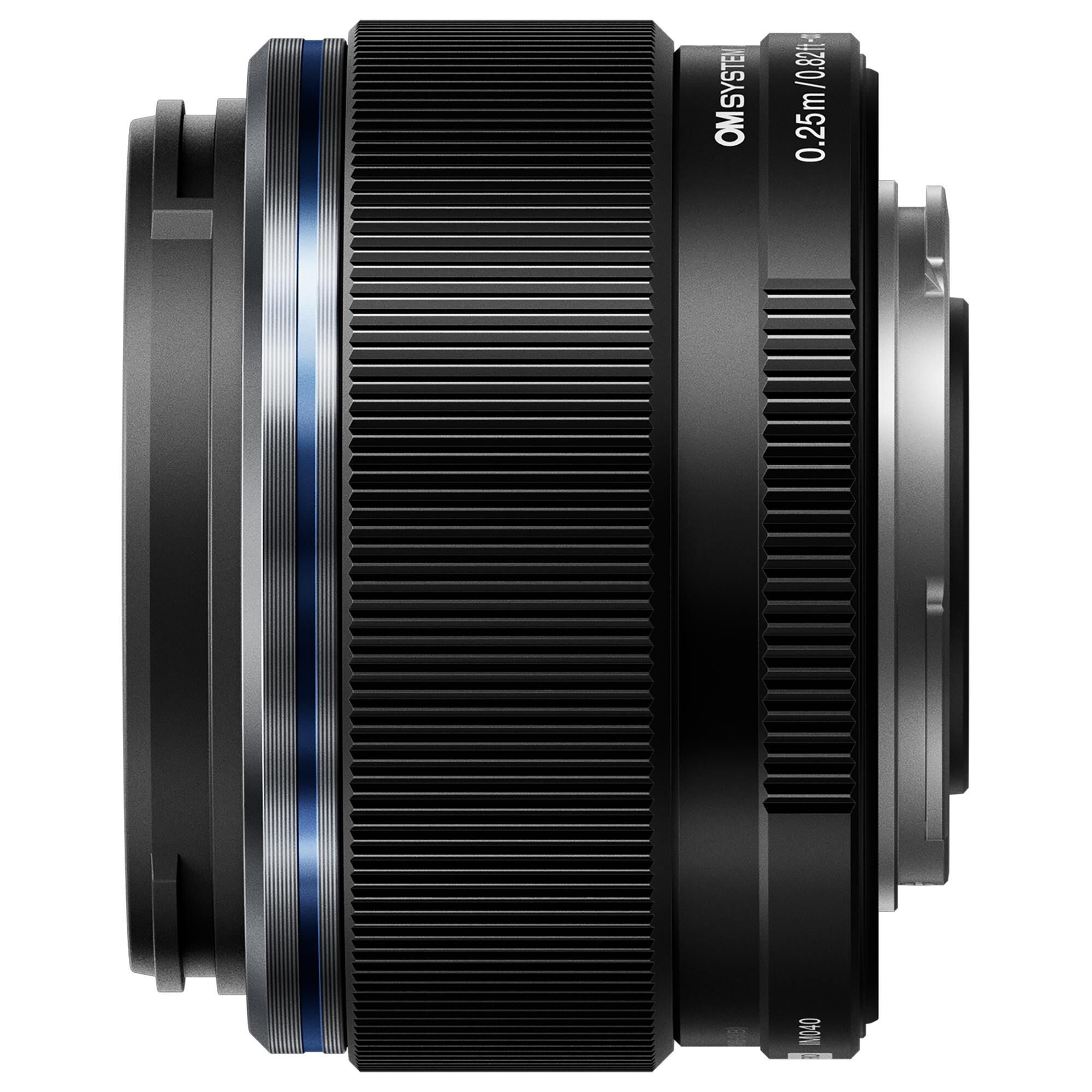 OM System M.Zuiko Digital 25mm f/1.8 II Lens in Black