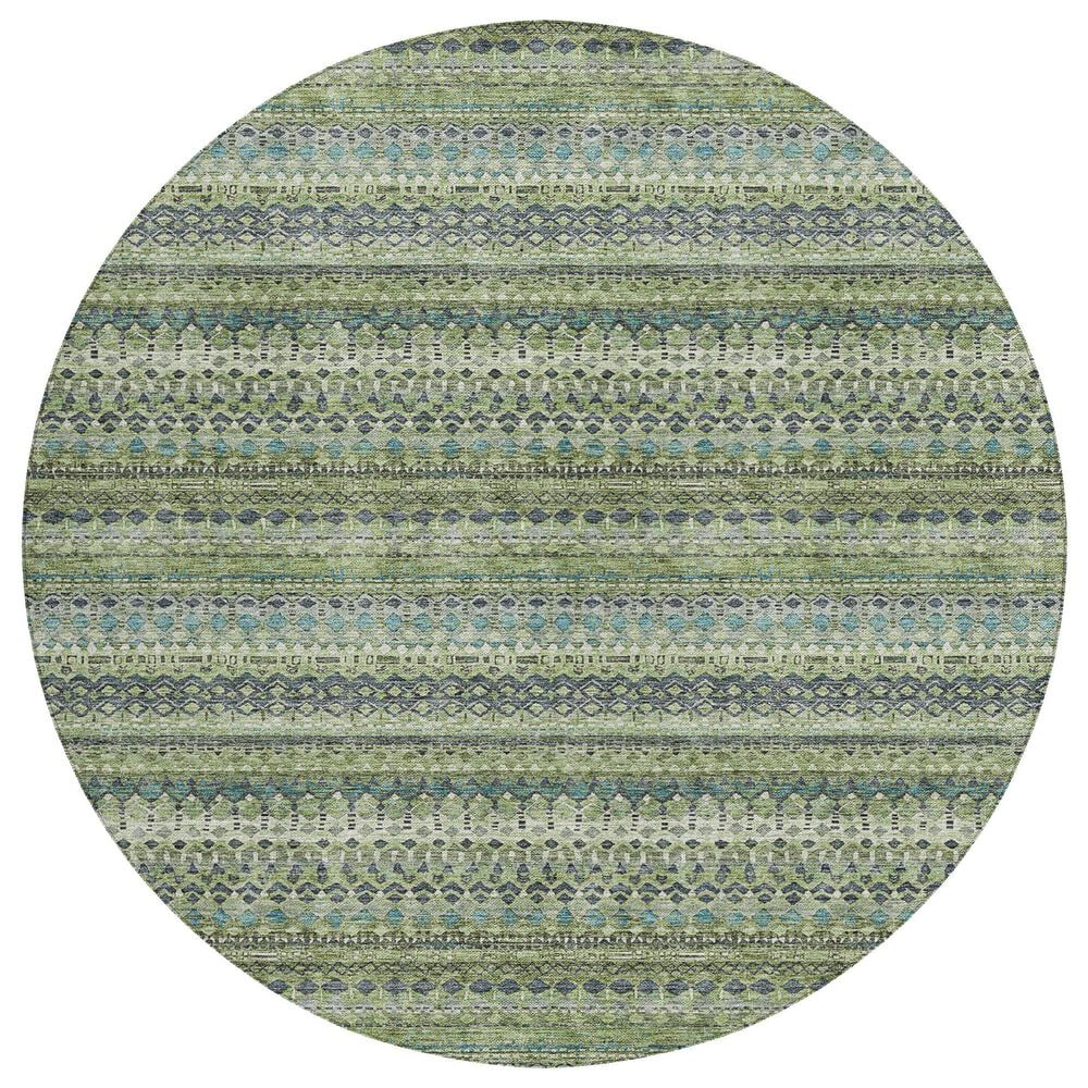 Dalyn Rug Company Solace SL2 8" Round Aloe Area Rug, , large