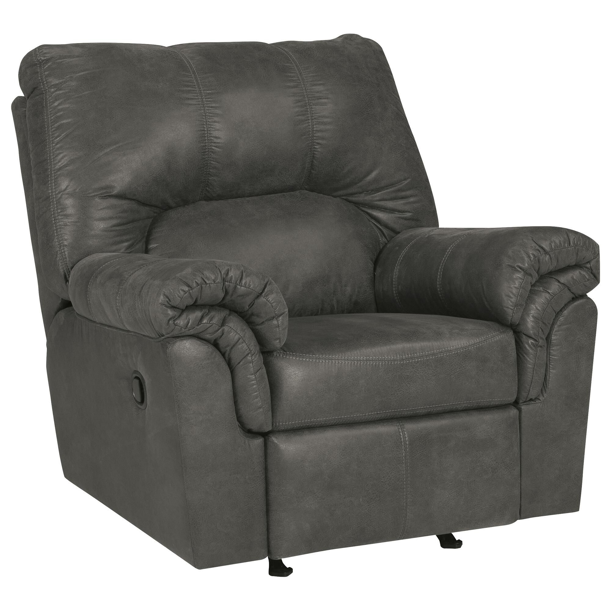 Signature Design by Ashley Bladen Rocker Recliner in Slate NFM