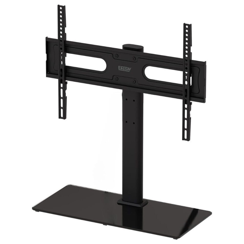 ErgoAV Tabletop Stand with Swivel for 40" - 75" TVs in Black, , large