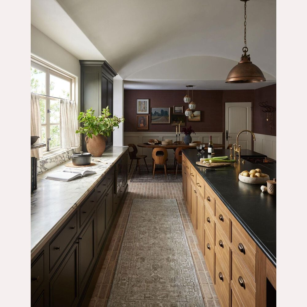 Amber Lewis x Loloi Honora Grey and Taupe 2&#39;7&quot; x 8&#39; Runner, , large