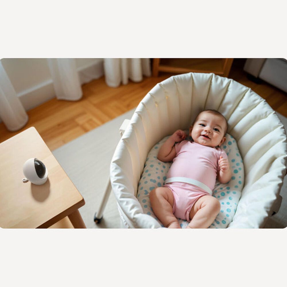 eufy E20 Baby Monitor with Camera in White, , large