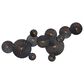 Maple and Jade 20" x 42" Abstract Wall Decor in Black and Gold, , large
