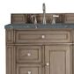 James Martin Vanities Bristol 30" Single Bathroom Vanity in Whitewashed Walnut with 3 cm Parisien Bleu Quartz Top and Rectangular Sink, , large