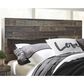 Ashley Derekson Full/Queen Panel Headboard in Walnut and Gray, , large