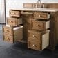 James Martin Vanities Bristol 48" Single Bathroom Vanity in Saddle Brown with 3 cm Eternal Marfil Quartz Top and Rectangular Sink, , large