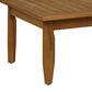 Linon Home Decor Arlen 2-Piece Outdoor Conversation Set with Navy Blue Cushion in Brown, , large