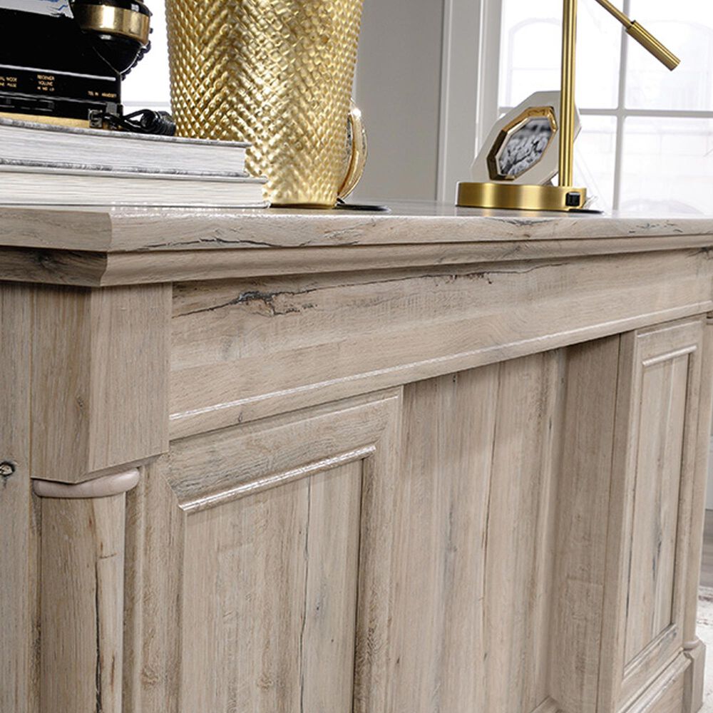 Sauder Palladia Executive Desk in Split Oak, , large