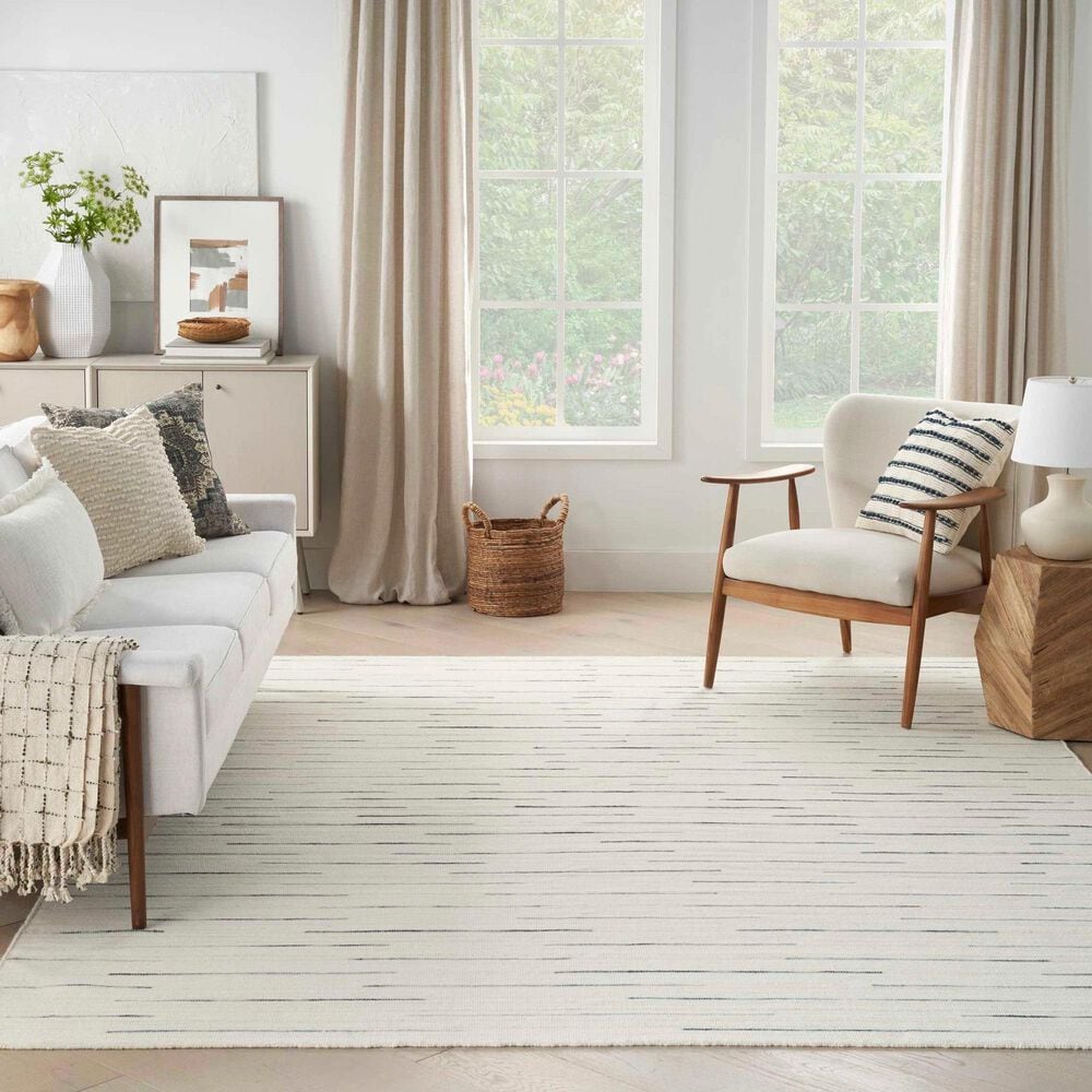 Nourison Interweave 8&#39; x 10&#39; Ivory Area Rug, , large