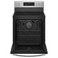 GE Profile 4-Piece Kitchen Package with 27.9 Cu. Ft. 4-Door French Door Refrigerator and 30" Smart Freestanding Electric Range in Stainless Steel, , large