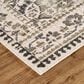 Feizy 3874F Kano Ivory / Gray 2"2" x 3" Area Rug, , large