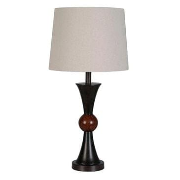 Lamps Per Se Table Lamp in Dark Brown and Walnut, , large