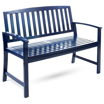 Hearth and Haven Loja Patio Bench in Blue, , large