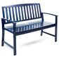 Hearth and Haven Loja Patio Bench in Blue, , large