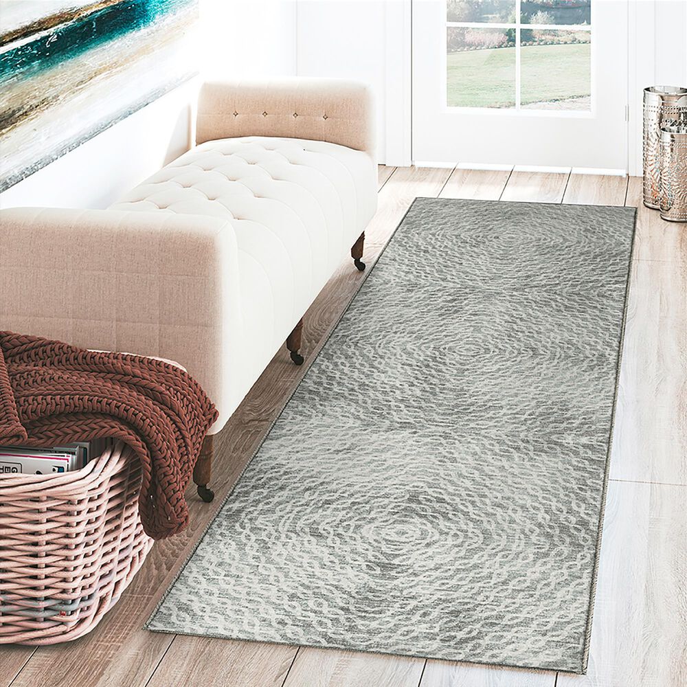 Dalyn Rug Company Brisbane 2&#39;3&quot; x 7&#39;6&quot; Metal Runner, , large