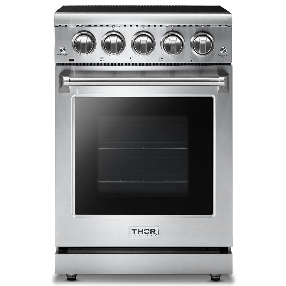 Thor Kitchen 24" Professional Electric Range in Stainless Steel, , large