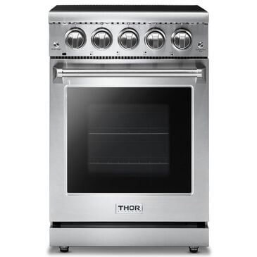 Thor Kitchen 24" Professional Electric Range in Stainless Steel, , large