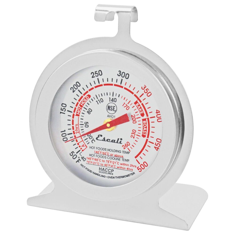 Kitchen Supply Durable Stainless Steel Oven Thermometer in Silver, , large