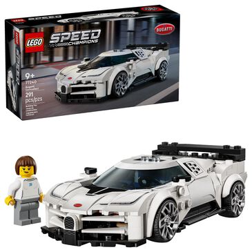 LEGO Speed Champions Bugatti Centodienci Sports Car Building Set, , large