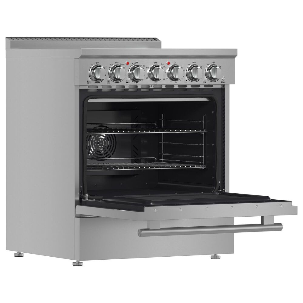 Forno Paolo 30" Freestanding Electric Range in Stainless Steel, , large