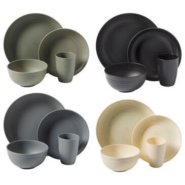Gibson Overseas, Inc Carmel Haze 32-Piece Dinnerware Set, , large