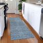 Dalyn Rug Company Soft Essentials Solid Denim 2"3" x 7"6" Indoor/Outdoor Runner, , large