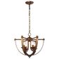 Golden Lighting Victoria 4-Light Pendant in Heirloom Gold, , large