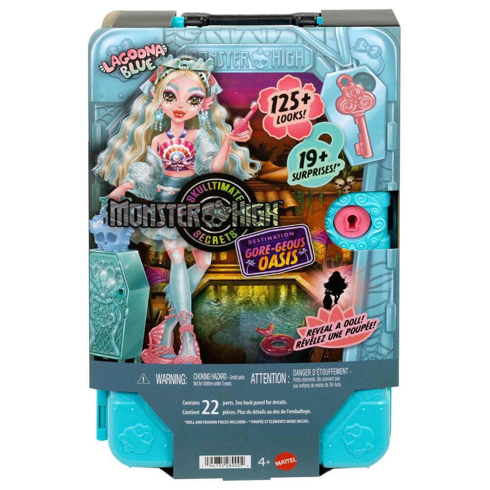 Monster High Skulltimate Secrets Gore-Geous Oasis Lagoona Doll with Accessories, , large