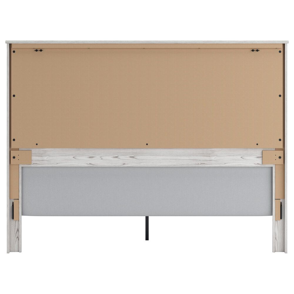 Ashley Gerridan King Panel Bed in White Gray, , large