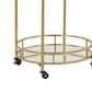 Ashley Wynora Bar Cart in Goldtone, , large