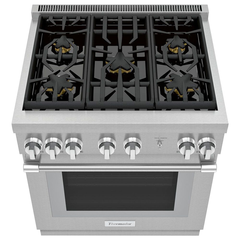 Thermador 30&quot; Professional Harmony Standard Depth Gas Range in Stainless Steel, , large