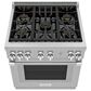 Thermador 30" Professional Harmony Standard Depth Gas Range in Stainless Steel, , large