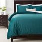 Chanasaya Home Velour 3-Piece King Duvet Cover Set in Deep Teal, , large