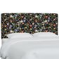 Rifle Paper Co Crafted by Cloth and Company Elly Twin Headboard in Stawberry Fields Black, , large