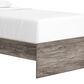 Ashley Ralinksi Twin Panel Bed in Gray, , large