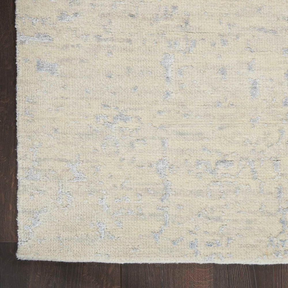 Nourison Luna 2&#39; x 3&#39; Ivory, Silver and Blue Area Rug, , large