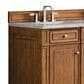 James Martin Vanities Bristol 60" Double Bathroom Vanity in Saddle Brown with 3 cm Eternal Jasmine Pearl Silestone Top, Rectangular Sinks and FreePower Wireless Charger, , large