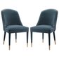Uttermost Brie Armless Chair Set of Two in Blue, , large