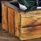 Maple and Jade Storage Basket with Handles in Oiled Brown (Set of 3), , large
