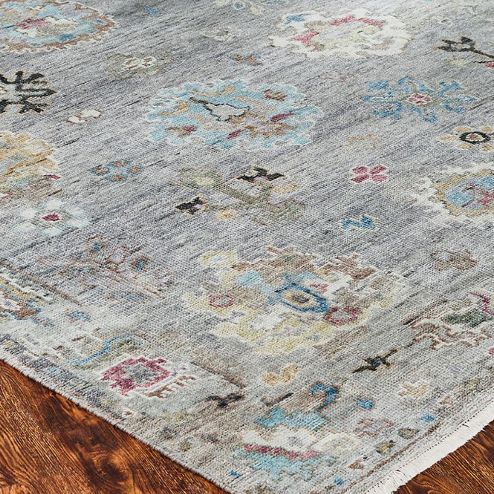 Kalaty Rug Ambrose 2&#39;6&quot; x 10&#39; Vintage Greys and Multicolor Runner, , large
