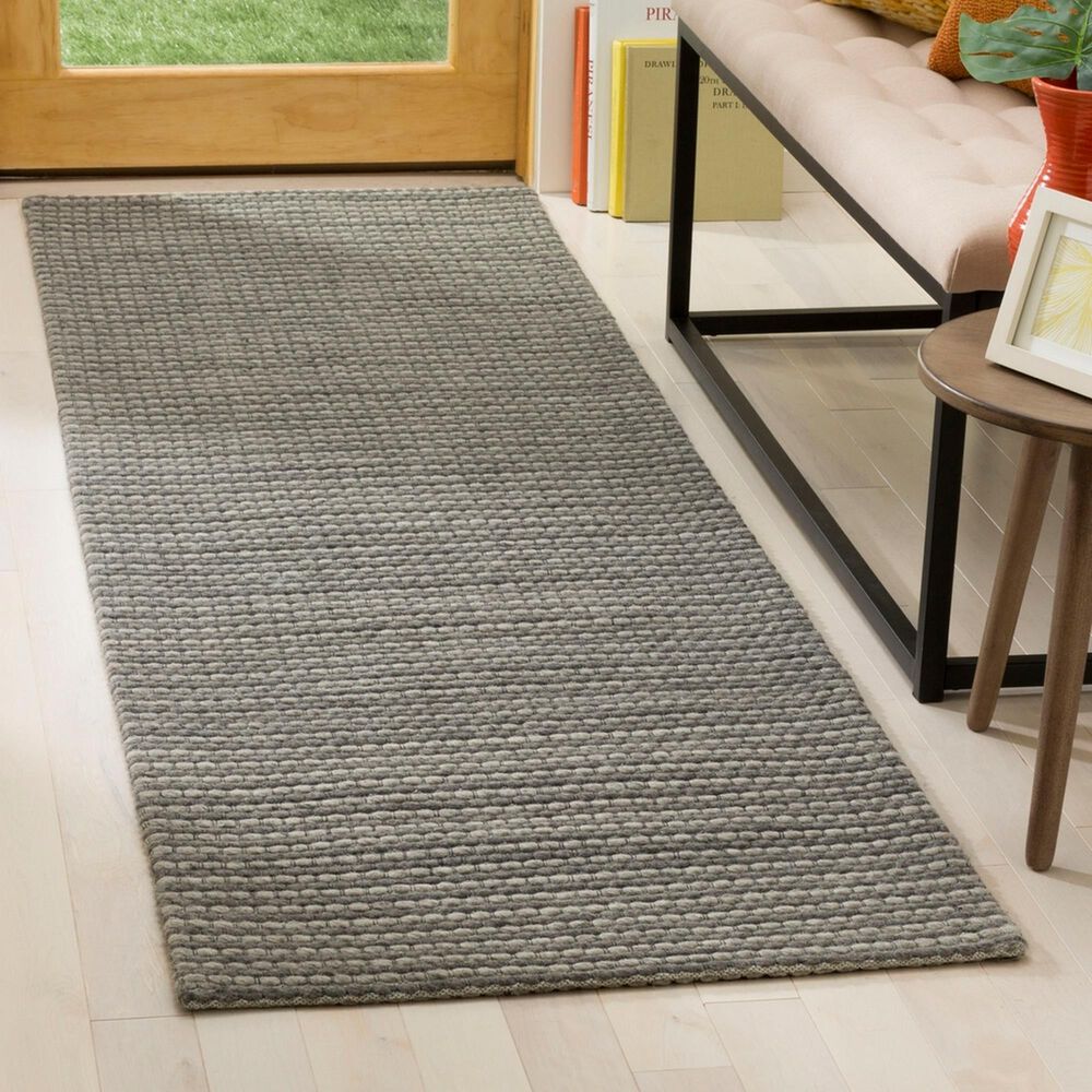 Safavieh Natura NAT801H 2&#39;3&quot; x 8&#39; Dark Grey Runner, , large