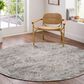 Surya Brunswick Light Gray, Charcoal, Cream, Light Brown, Mustard and Medium Brown 6"7" Round Area Rug, , large