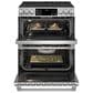 Cafe 30" Slide-In Double Oven Electric Range in Stainless Steel, , large