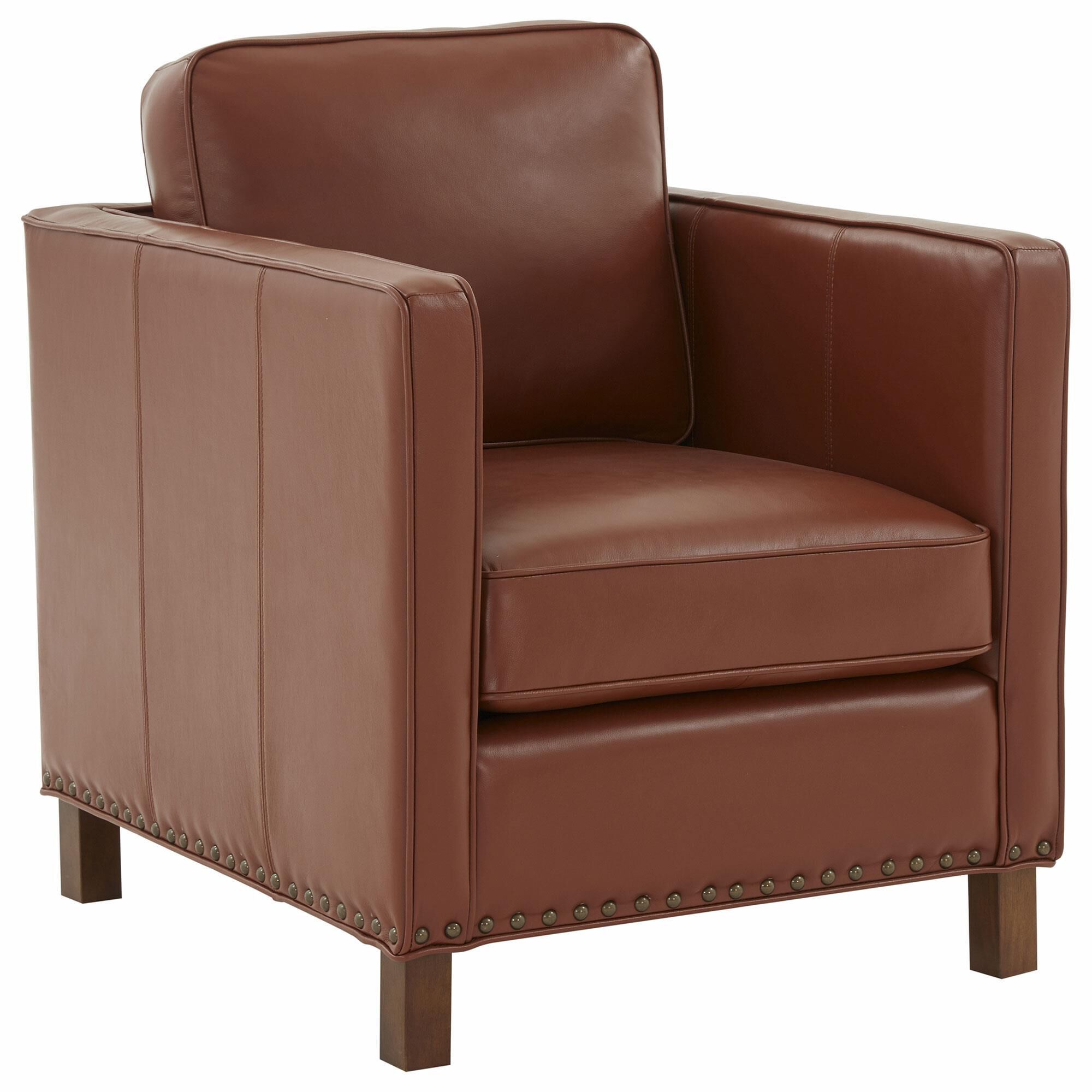 Hearth and Haven Elizabeth Arm Chair in Caramel NFM